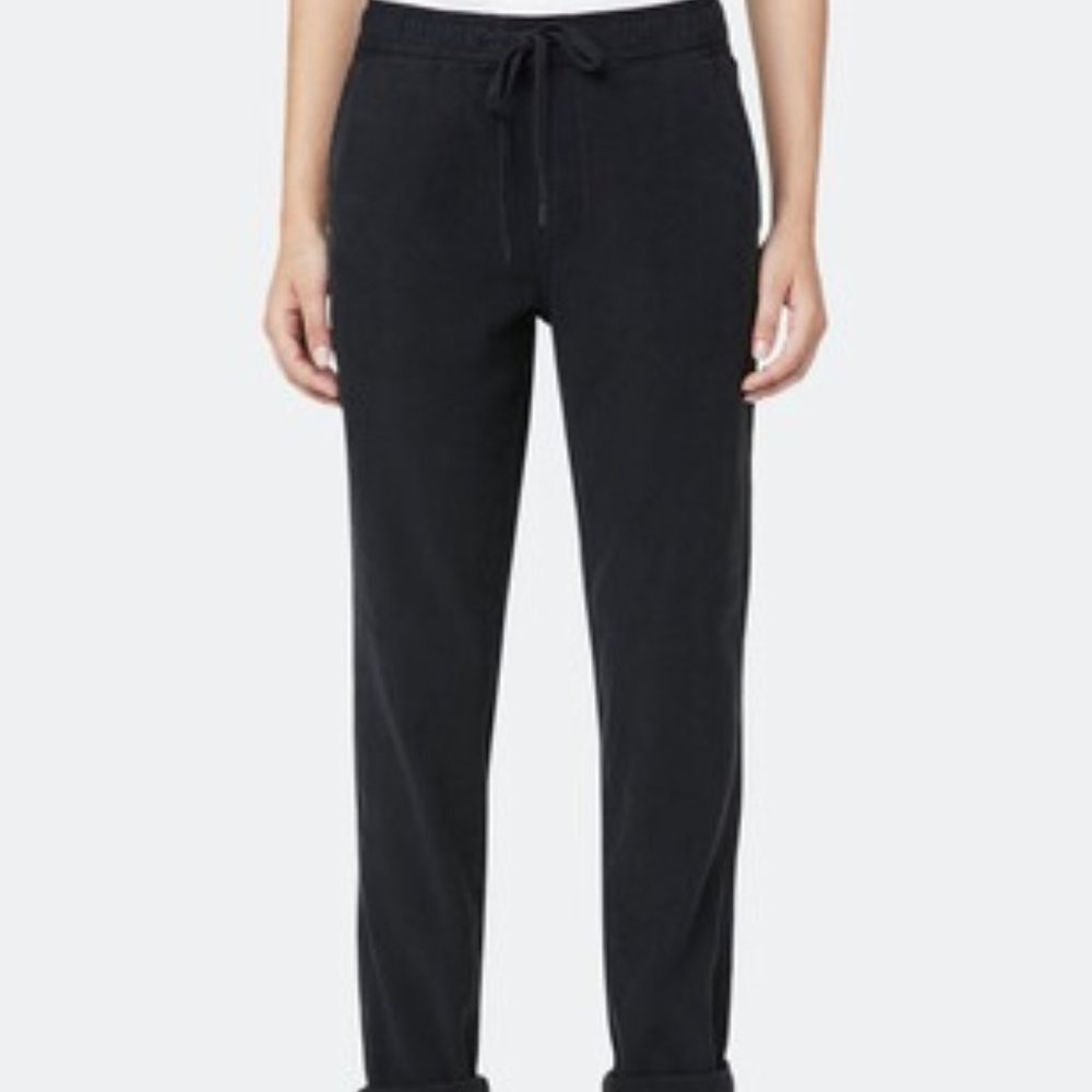 NWT Hudson Lounge Pewis Lounge Pants Trackpants Black Pocketed Size Medium
